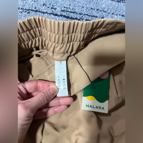 NWT Halara Tan High Waisted Work Pants - Picture 6 of 8